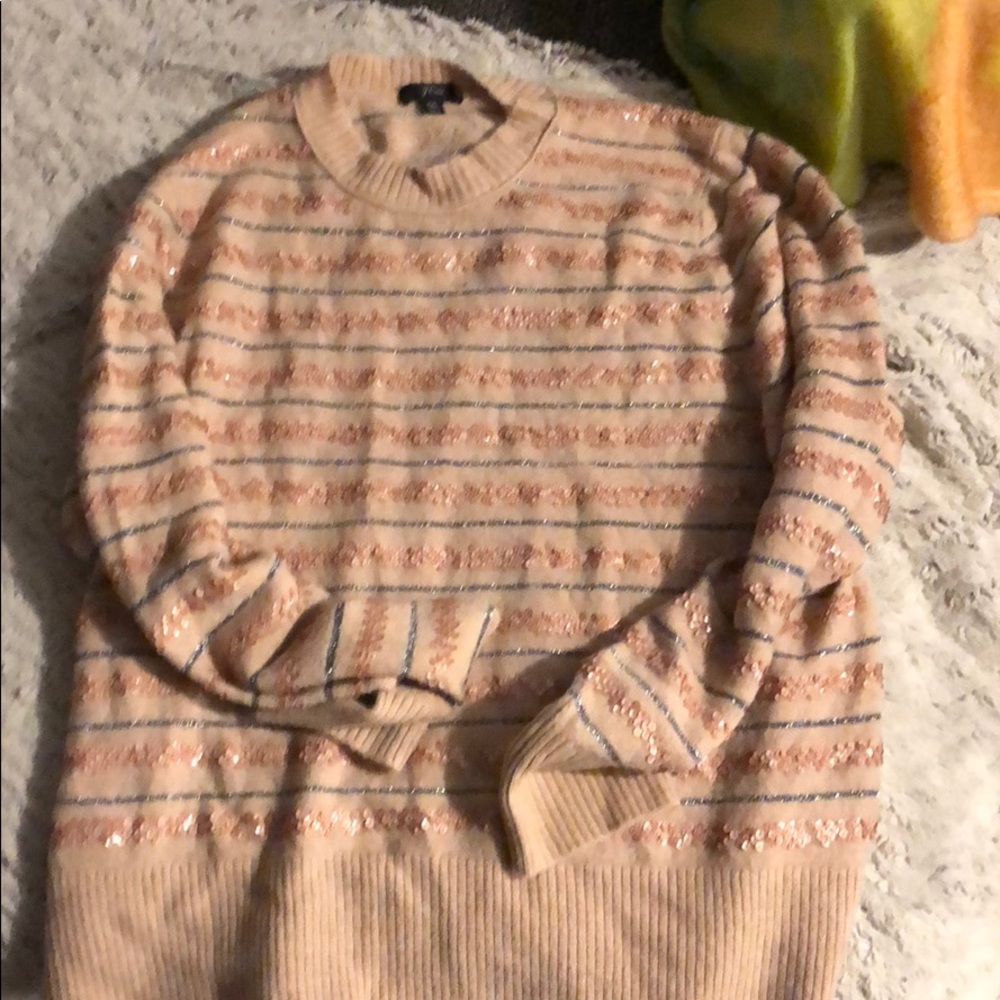 Jcrew sequin sweater